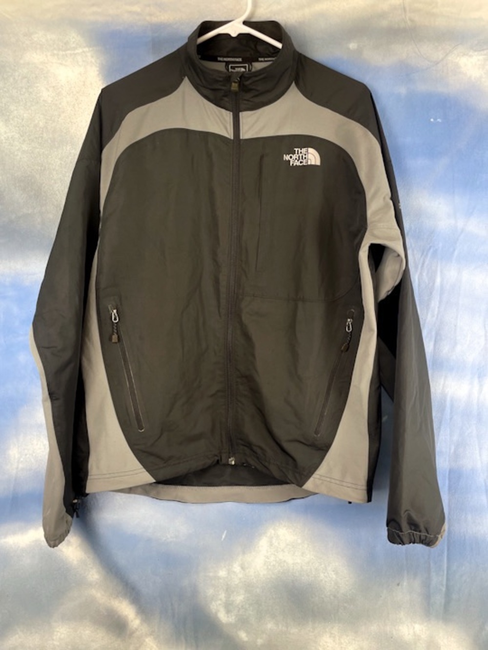 North Face Flight Series Y2K technical running jacket men’s M black and gray